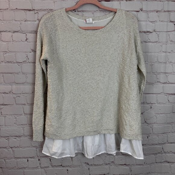 Club‎ Monaco Knit Layered Sweater Size S - Picture 1 of 5